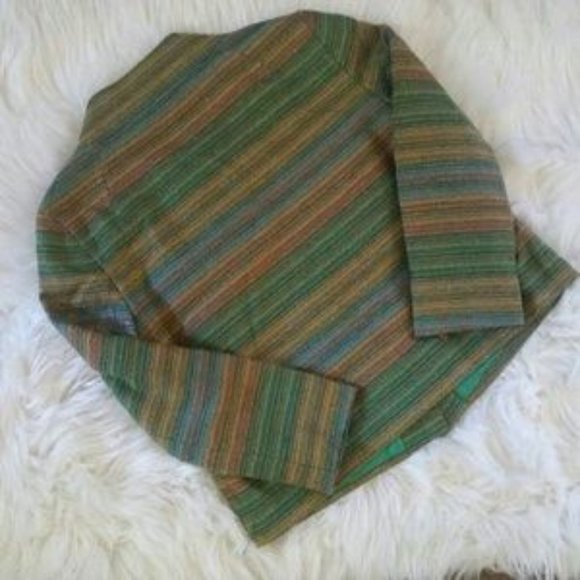 Zara Basic Pinstripe One Button Jacket Size S - Picture 3 of 8